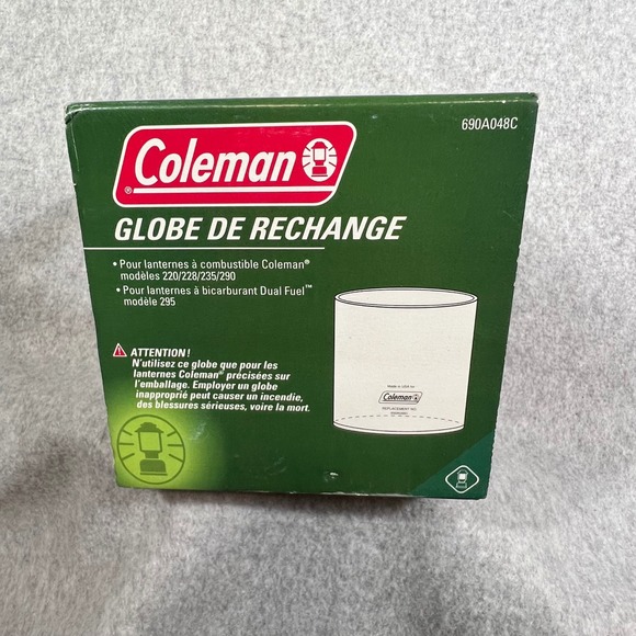 Coleman Replacement Globe Fuel 220 228 235 290 Dual Fuel Lantern 295 690A048C - Picture 4 of 8